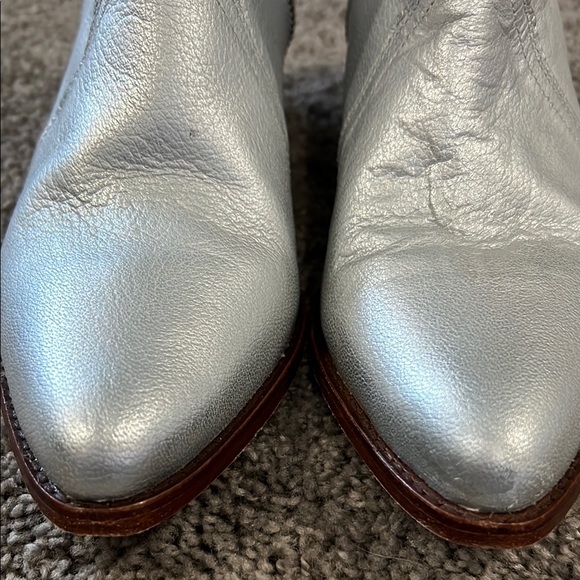 Free People Women's Silver Ankle Boots - Picture 5 of 10